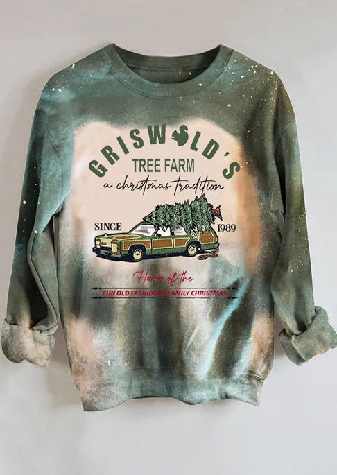 Griswold's Tree Farm A Christmas Tradition Sweatshirt - Green