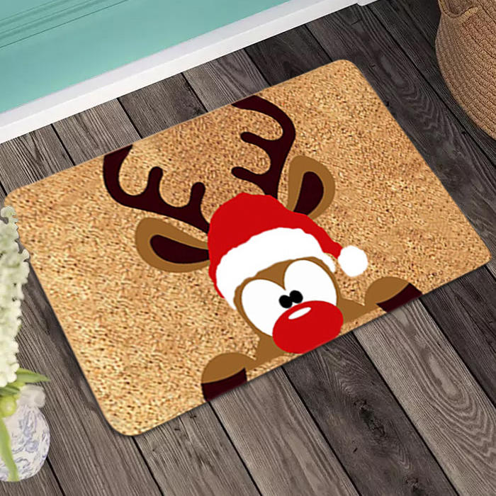 Christmas Reindeer Non-Slip Carpet