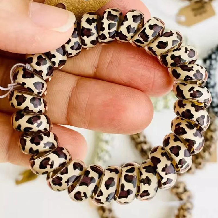10Pcs Leopard Teleties Band Set