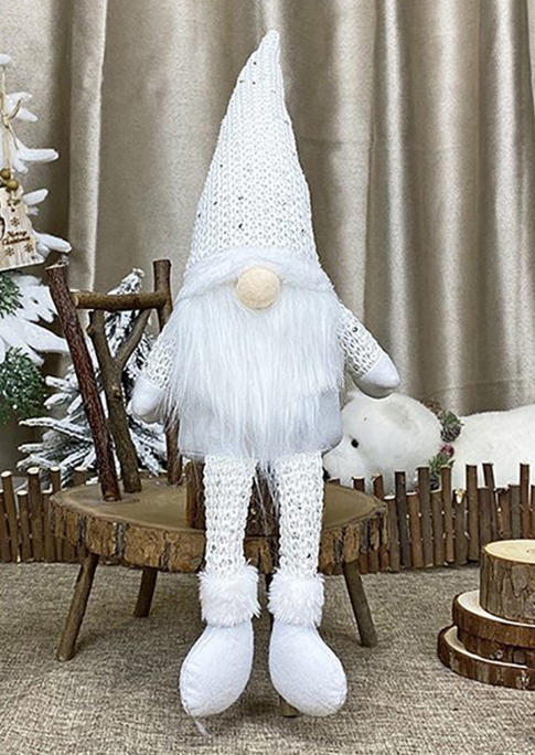 

Christmas Decoration Christmas Gnomies Casual Ornament in White. Size