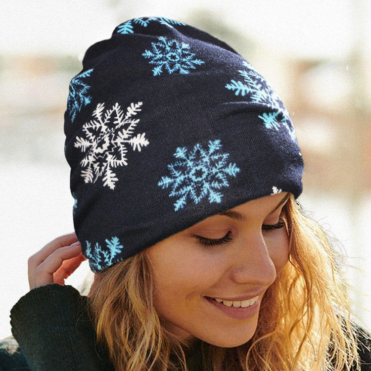 Christmas Snowflake Warm Hat