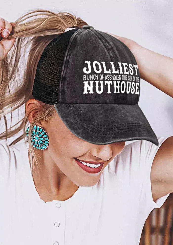 

Hats Jolliest Bunch Of Assholes This Side Of The Nuthouse Baseball Cap in Gray. Size