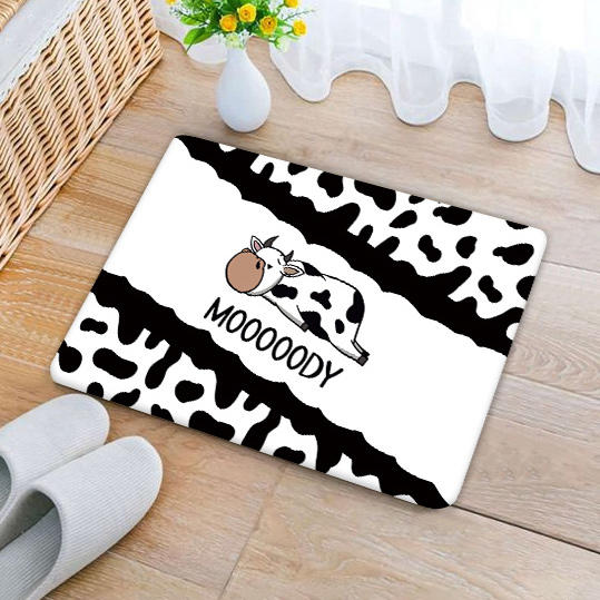 Mooooody Cow Non-Slip Carpet