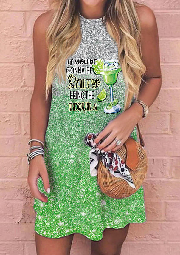 If You're Gonna Be Salty Bring The Tequila Mini Dress
