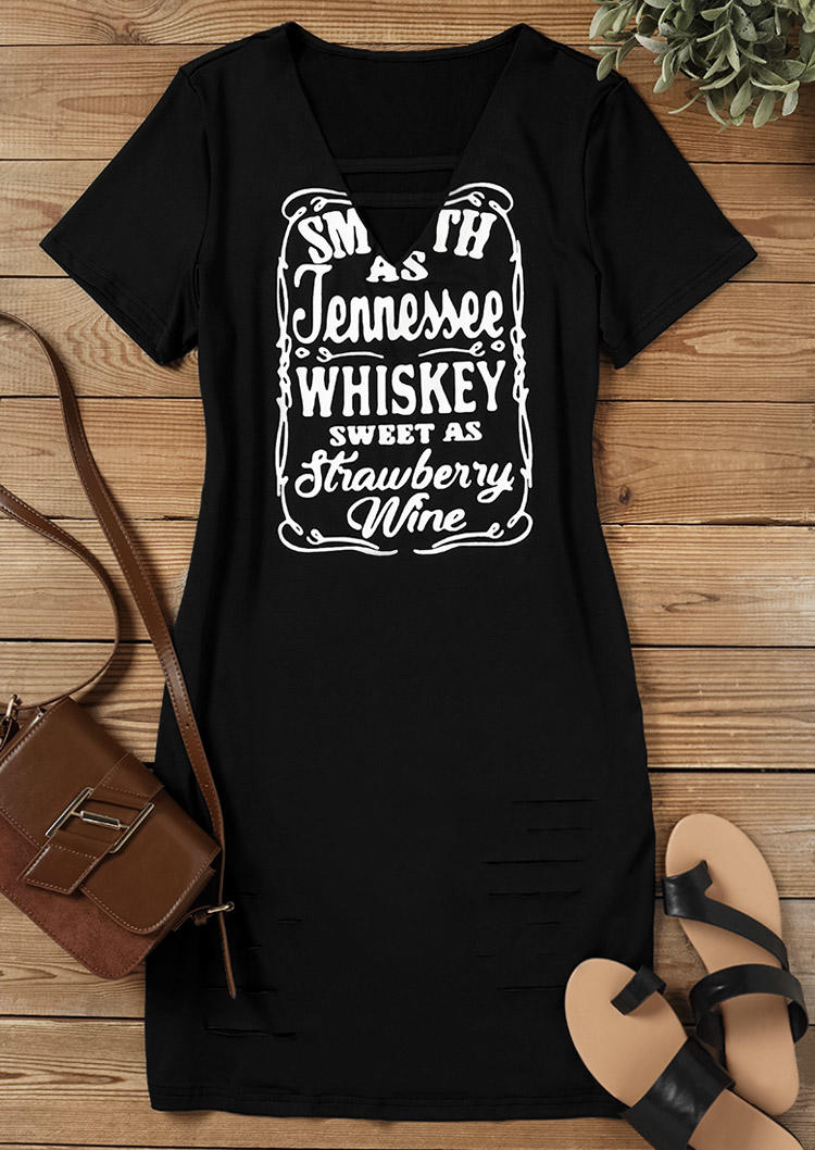 

Bodycon Dresses Smooth As Tennessee Whiskey Sweet As Strawberry Wine Cut Out Bodycon Dress in Black. Size: L