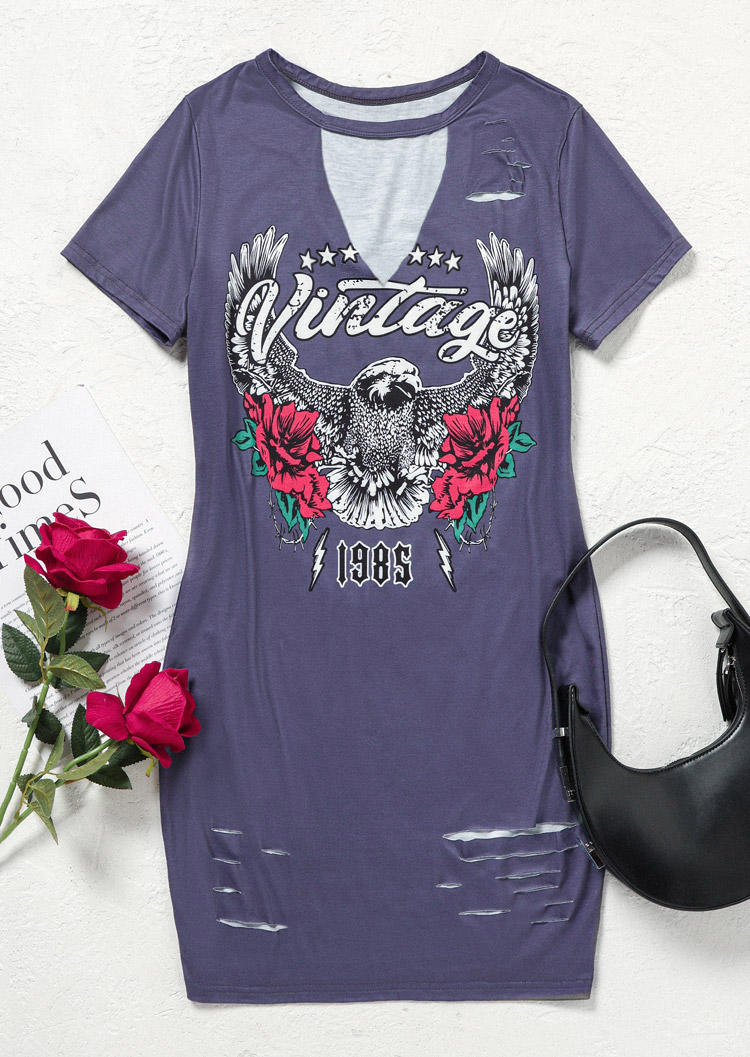 

Bodycon Dresses Vintage 1985 Eagle Keyhole Neck Hollow Out Bodycon Dress in Gray. Size: L,M,,XL