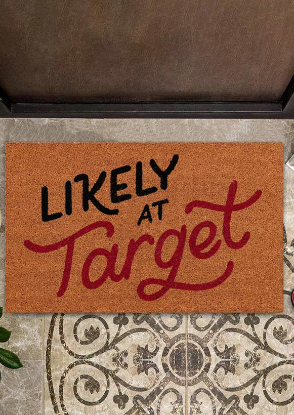 

Likely At Target Non-Slip Carpet in Brown. Size
