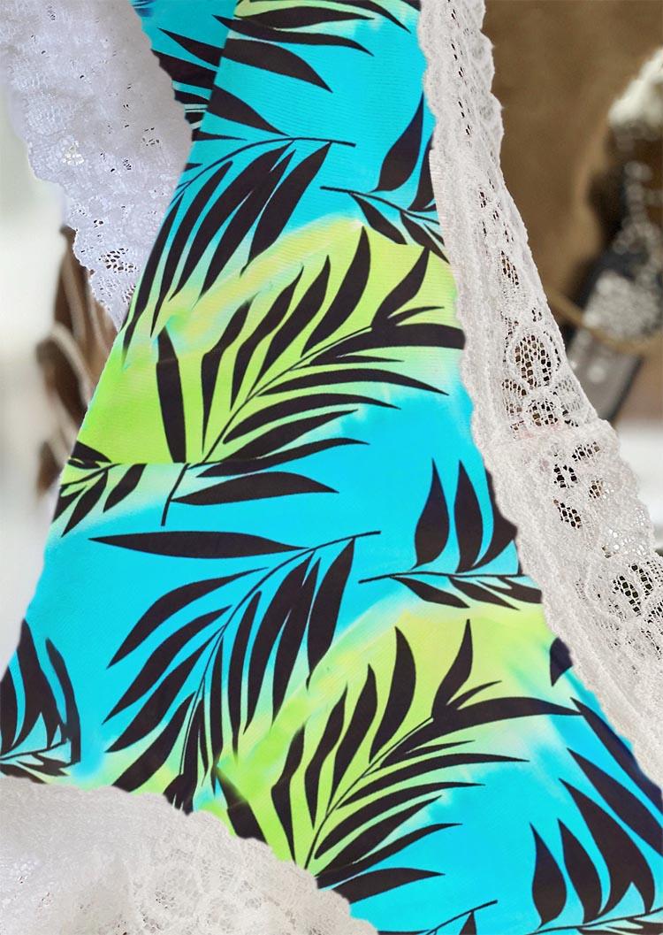 

Panties Leaf Gradient Lace Splicing Panties in Multicolor. Size: L,M,,XL