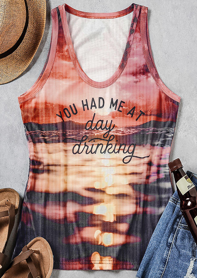 You Had Me At Day Drinking O-Neck Tank