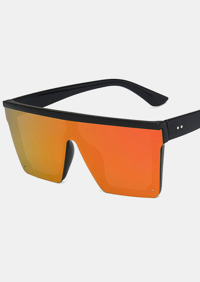 

Sunglasses Summer Plastic Frame Sunglasses in Yellow. Size