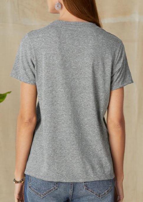 

T-shirts Tees Forever Wild Floral T-Shirt Tee in Gray. Size