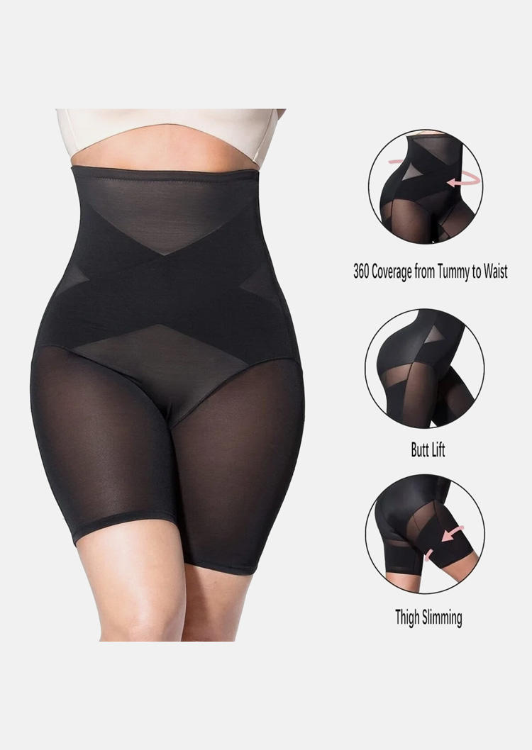 

Shapewear High Waist Slimming Shaper Panties in Black. Size