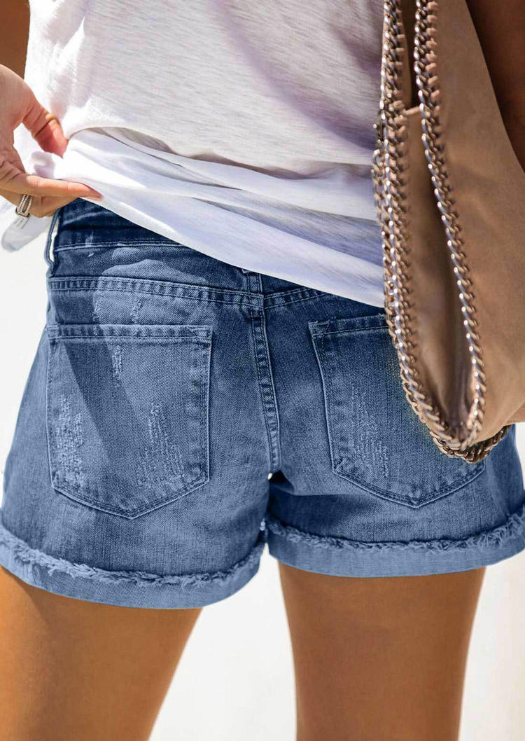 

Shorts Baseball Patch Pocket Denim Shorts in Blue. Size: ,XL