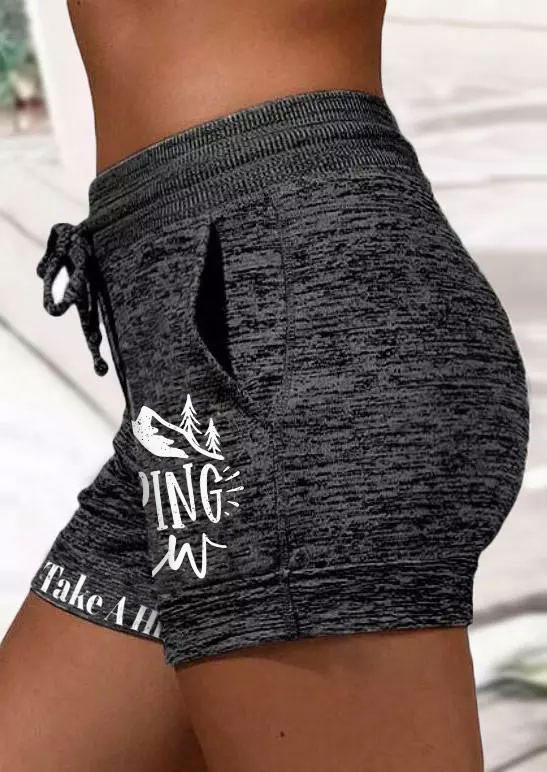 

Shorts Take A Hike Camping Crew Mountain Shorts - Dark Grey in Gray. Size
