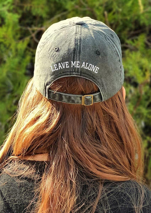 

Hats Leave Me Alone Baseball Cap - Coffee in Brown. Size