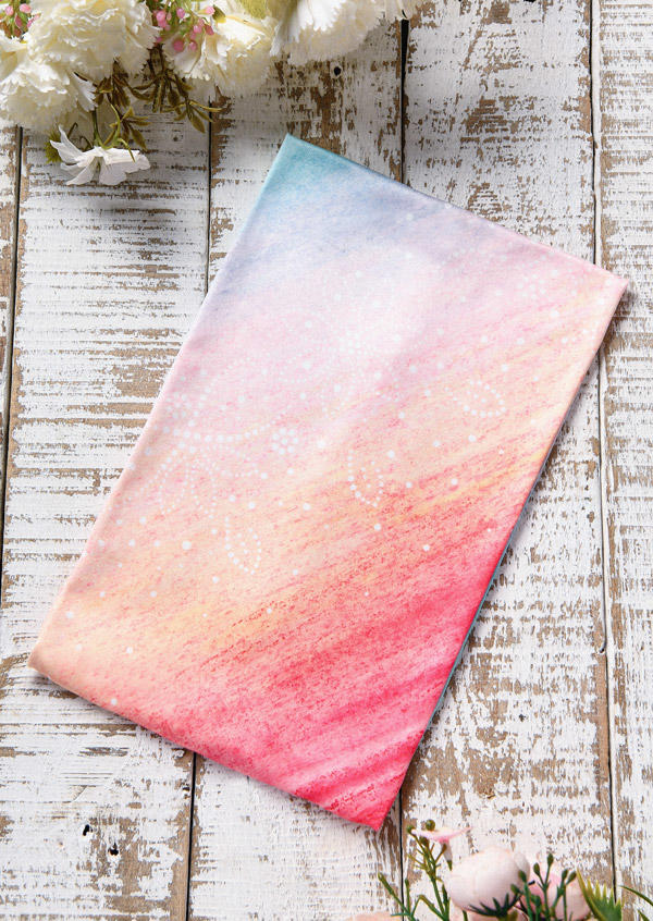 

Gradient Floral Yoga Sport Wide Headband in Multicolor. Size