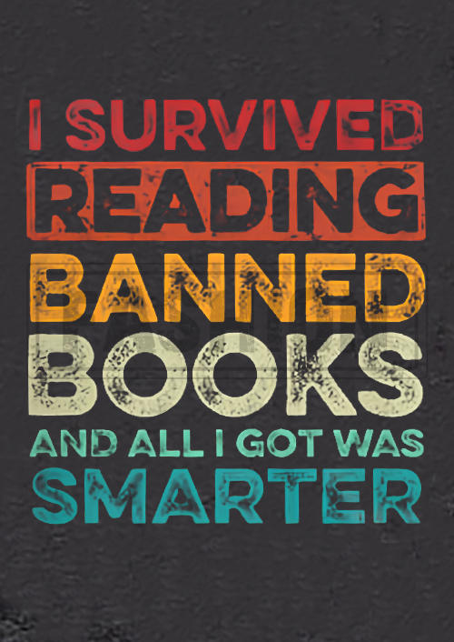 I Survived Reading Banned Books And All I Got Was Smarter Tank - Dark Grey