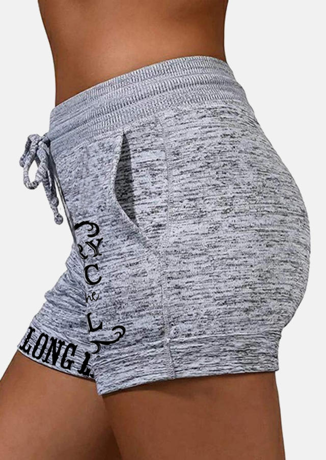 

Shorts Long Live Country Music Is Good For The Soul Pocket Drawstring Shorts in Gray. Size