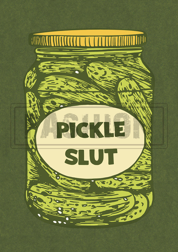 Pickle Can O-Neck T-Shirt Tee - Green