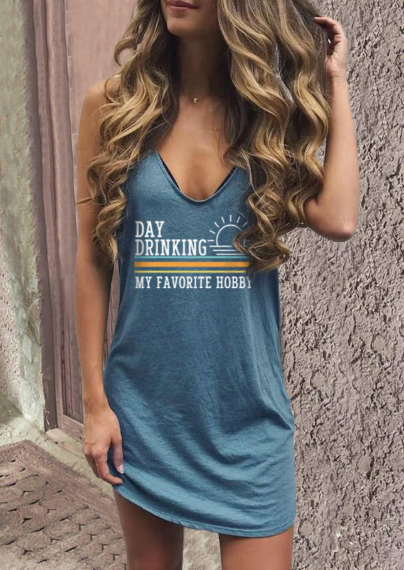 Day Drinking My Favorite Hobby Mini Dress