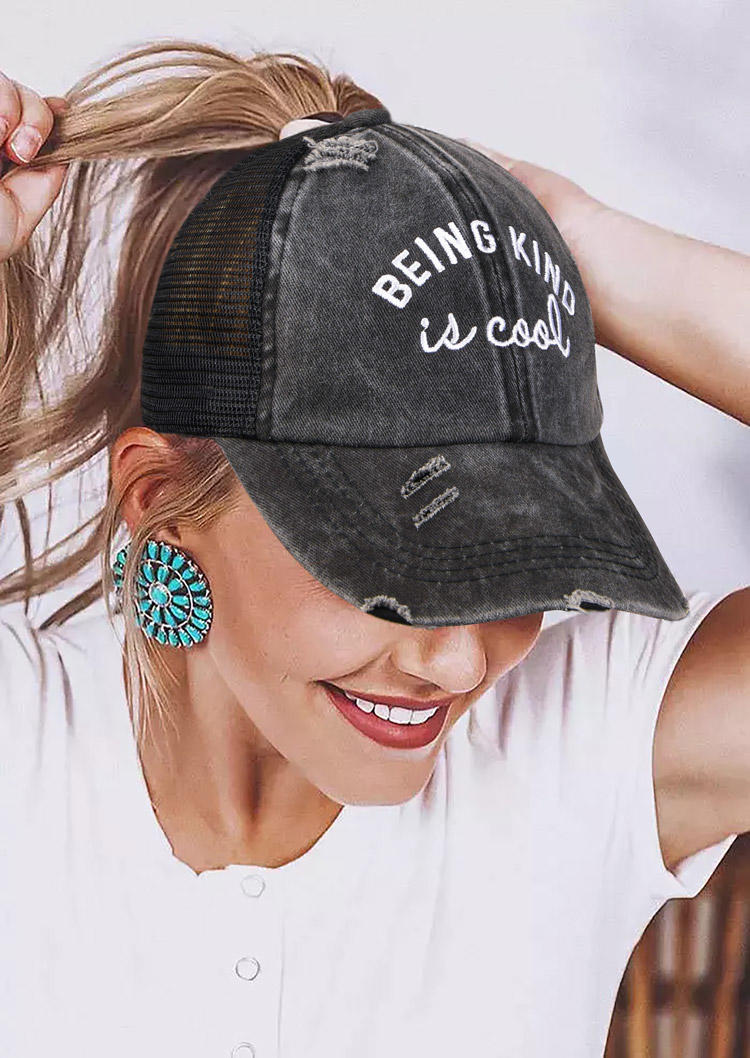 

Hats Being Kind is Cool Baseball Cap in Black. Size