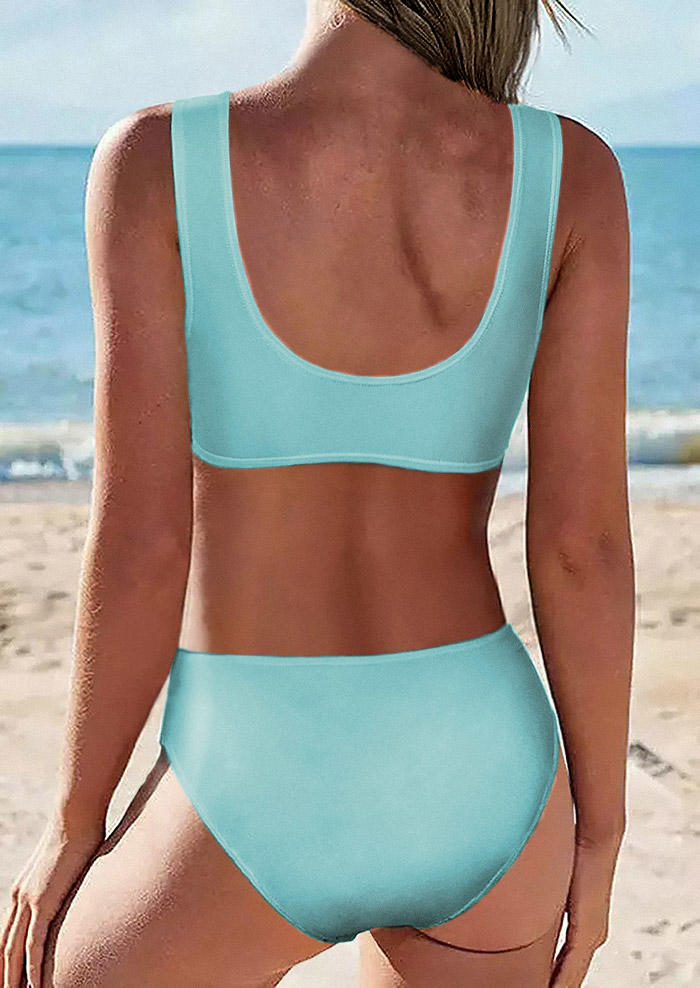 

Bikini Sets Let The Evening Be-Gin Bikini Set in Blue. Size: L,M,,XL