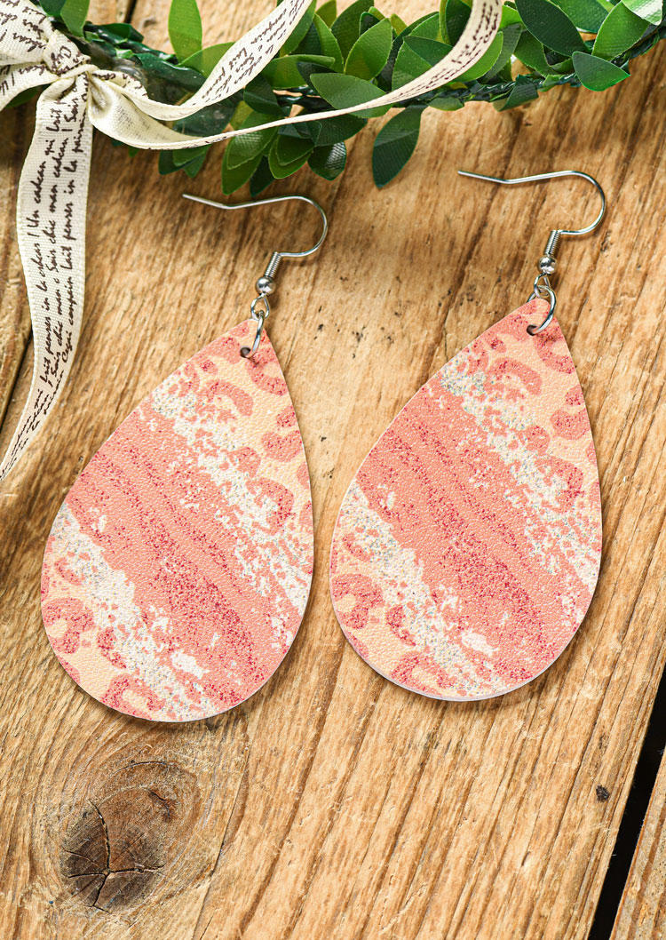 

Earrings Leopard Water Drop Earrings in Multicolor. Size