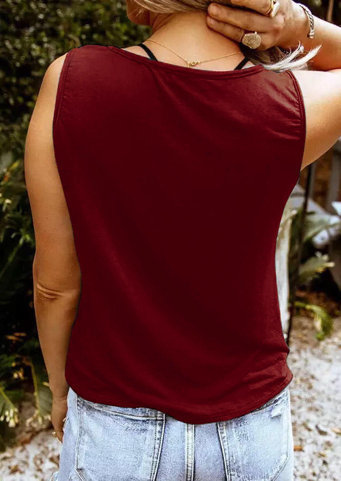 

Tank Tops Guitar Wings Tank Top Without Camisole - Burgundy in Red. Size