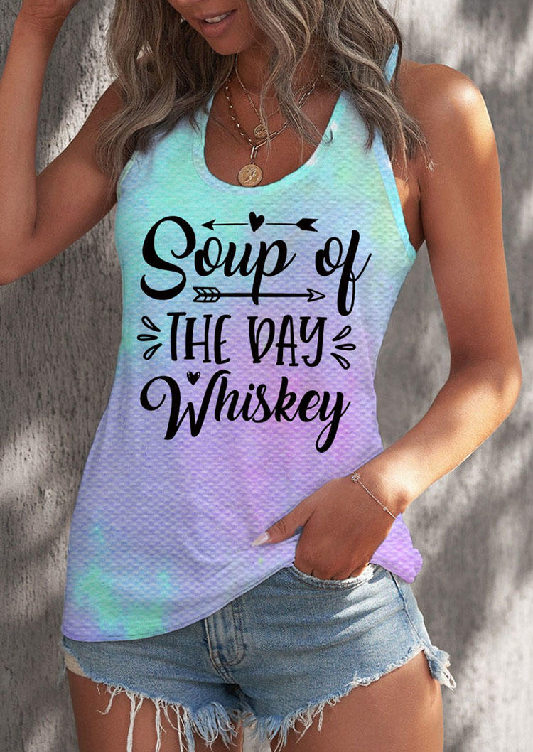 

Tank Tops Soup Of The Day Whiskey Gradient Tank Top in Multicolor. Size: L,,XL