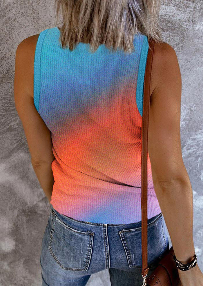 

Tank Tops Cruise Squad Coconut Tree Gradient Tank Top in Multicolor. Size: L,M,,XL