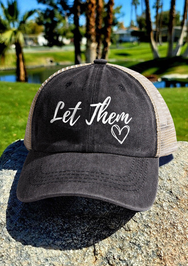 

Hats Let Them Hollow Out Baseball Cap in Black. Size