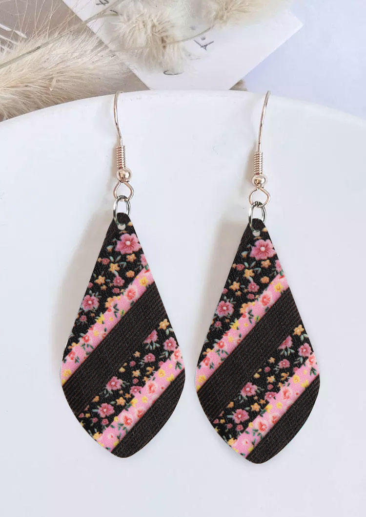 

Earrings Ditsy Floral Color Block Earrings in Multicolor. Size