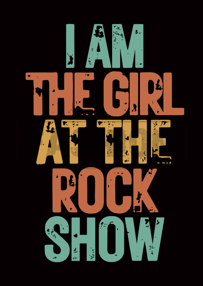 I Am The Girl At The Rock Show Camisole - Black