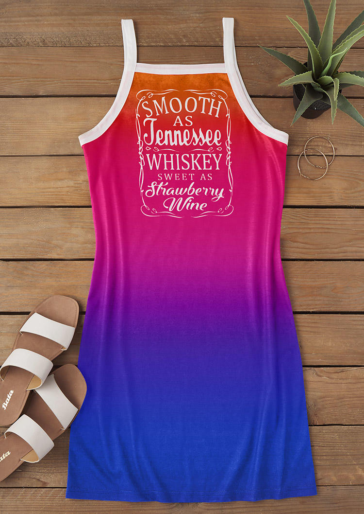 

Mini Dresses Smooth As Tennessee Whiskey Sweet As Strawberry Wine Gradient Mini Dress in Multicolor. Size: L