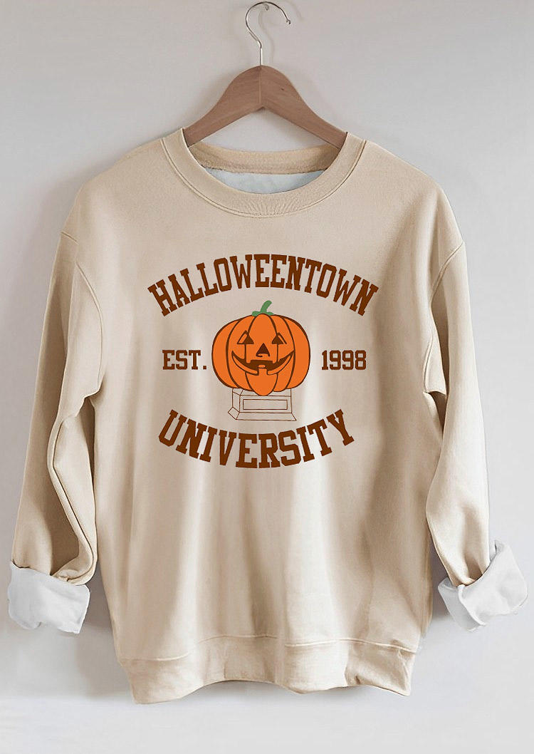

Sweatshirts Halloweentown Est.1998 University Sweatshirt in Apricot. Size: L,M,,XL