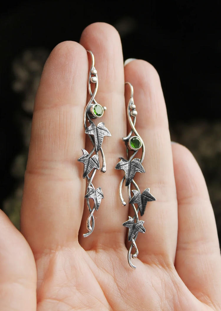 

Earrings Maple Leaf Drop Earrings in Silver. Size