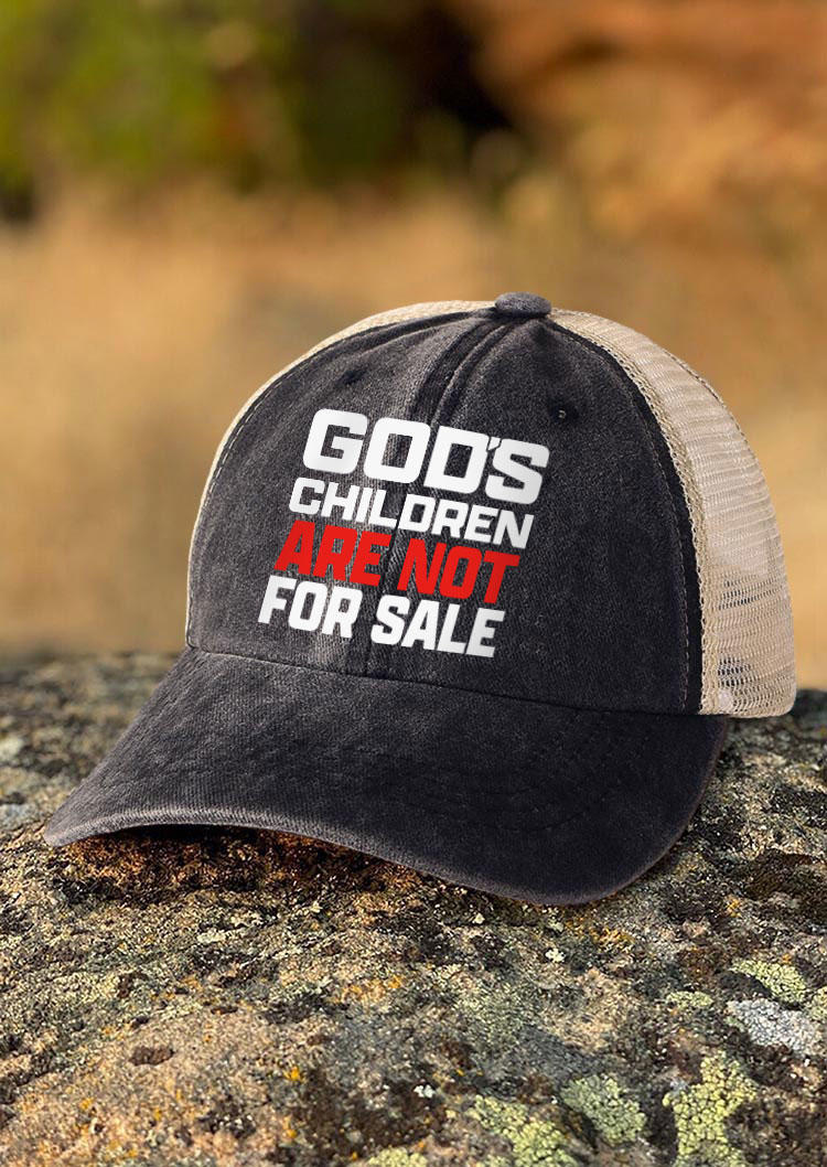 God's Children Are Not For Sale Baseball Cap