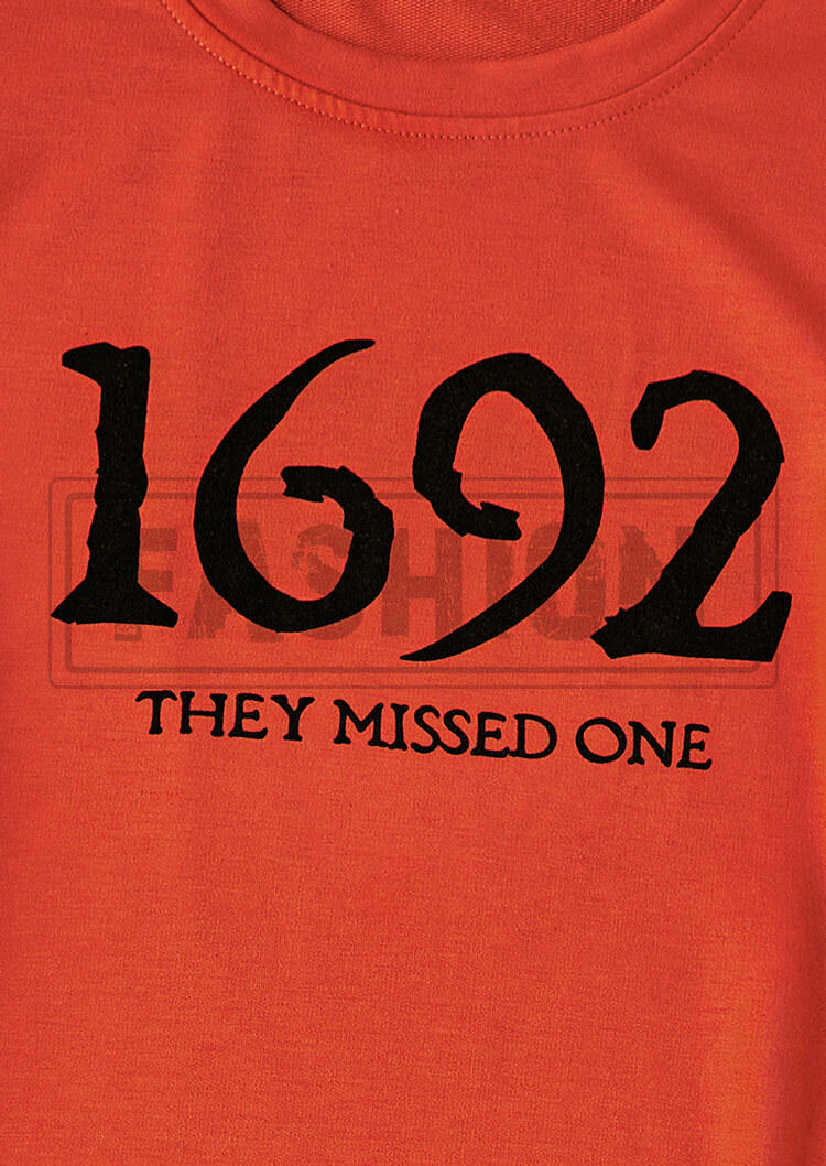 Halloween 1692 They Missed One Sweatshirt - Orange
