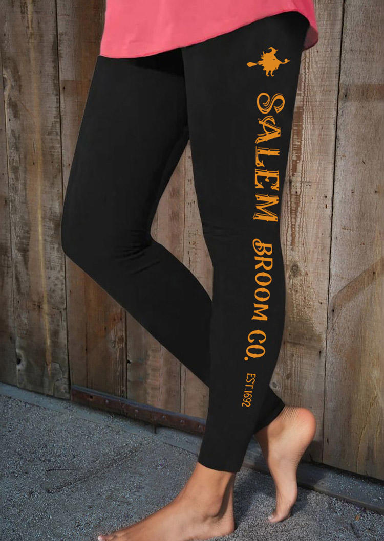 Halloween Salem 1692 Skinny Leggings - Black