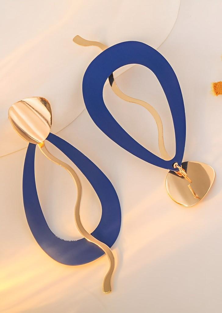 Heart Hollow Out Tassel Earrings
