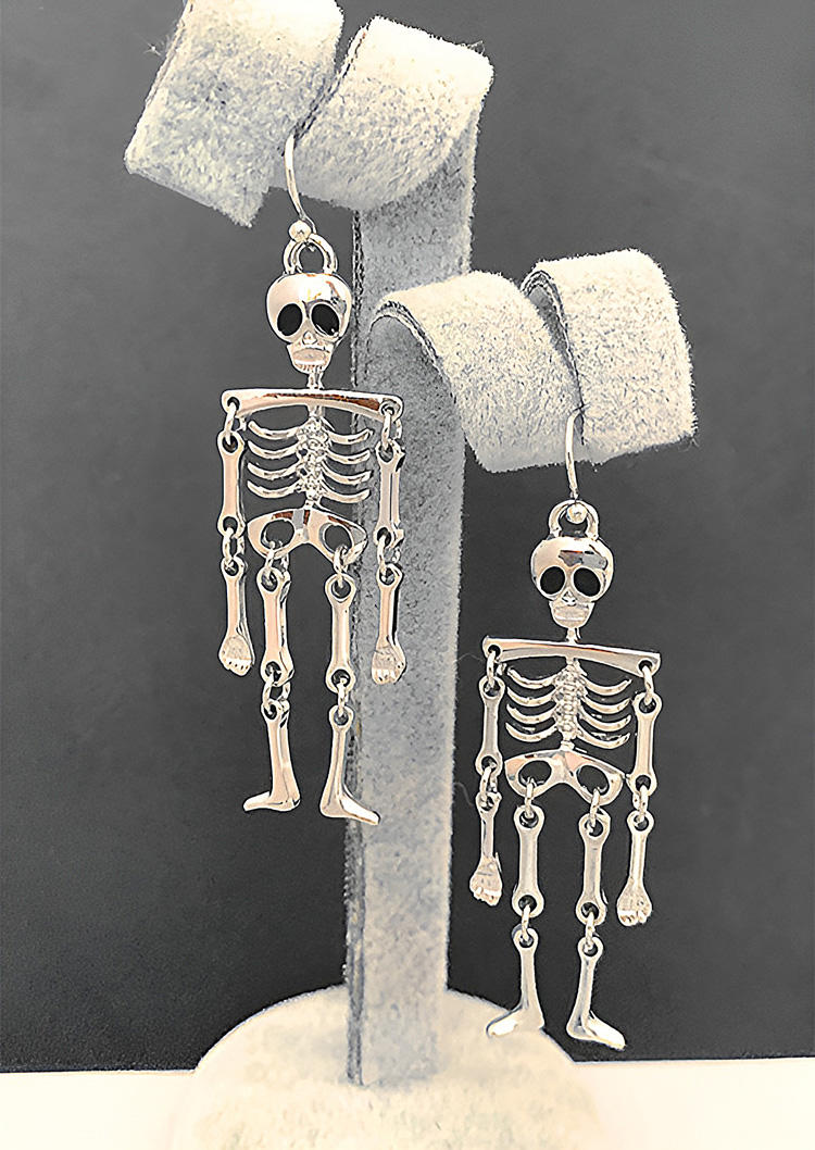 Halloween Skeleton Drop Earrings