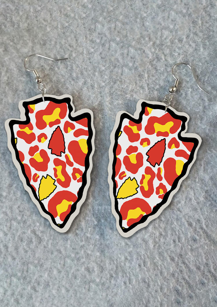 

Earrings Leopard Irregular Hook Earrings in Multicolor. Size