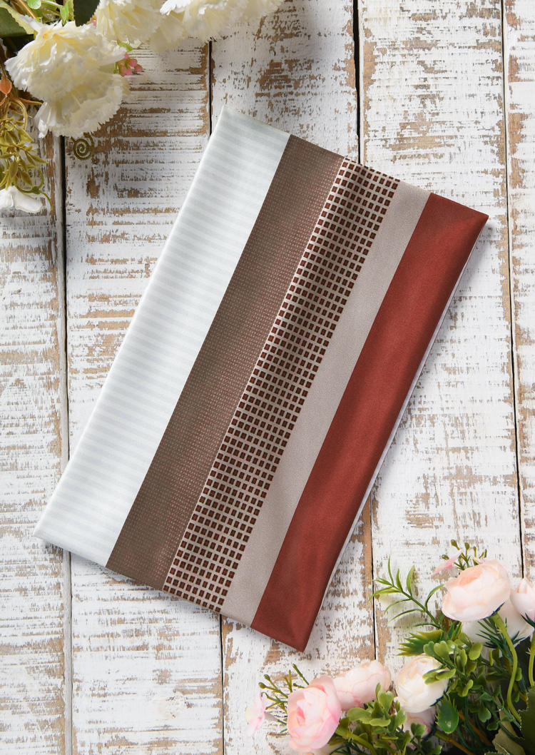 

Color-Blocked Striped Yoga Wide Headband in Multicolor. Size