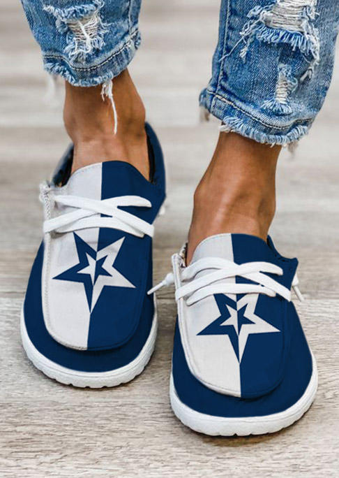 

Sneakers Soccer Football Star Color-Blocked Slip On Flat Canvas Sneakers in Multicolor. Size: ,38,39,40,41