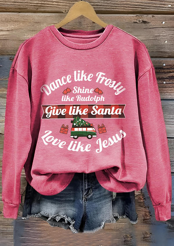 

Sweatshirts Christmas Tree Give Like Santa Truck Plaid Sweatshirt in Multicolor. Size: L,M,,XL