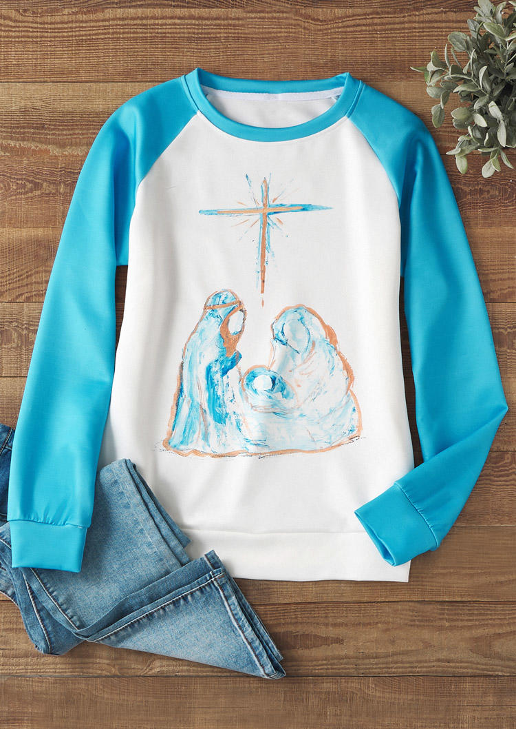 

Sweatshirts Cross Long Sleeve Sweatshirt in Multicolor. Size: L,M,,XL