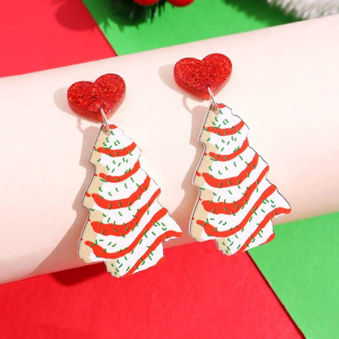 Christmas Tree Cakes Acryl Earrings